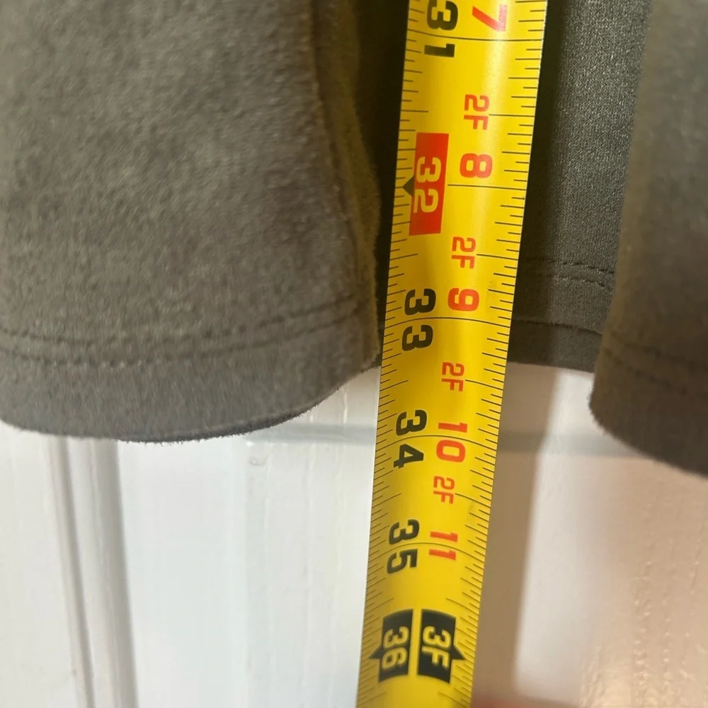 Altar'd State Olive Green Vegan Suede Women's Shift Dress Size Small - Picture 8 of 10